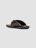 ESTENS 112 - Braune Zehenstegsandalen aus Leder - thumb image 4,side view