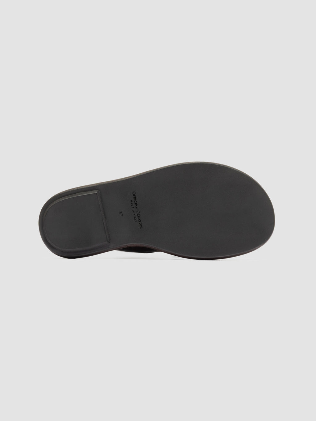 ESTENS 112 - Braune Zehenstegsandalen aus Leder - image 5,side view