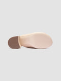 ETHEL 012_S - Beige Leather Slide Sandals - thumb image 5,side view