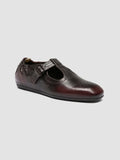 FONTRIERS 103 - Brown Leather T-bar Shoes - thumb image 3,side view