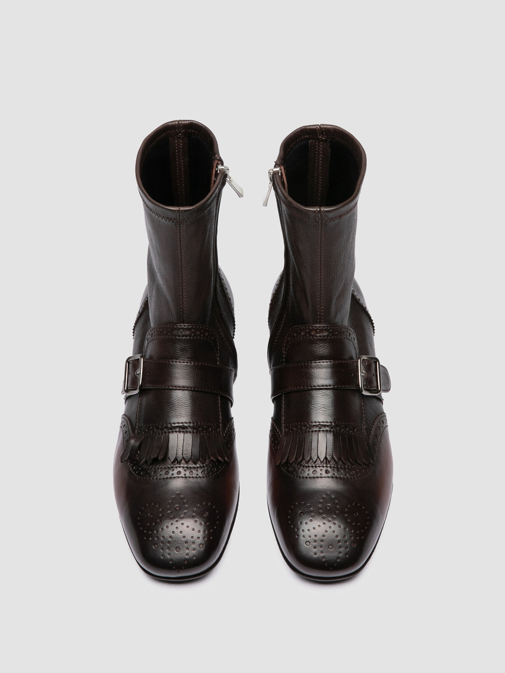 FONTRIERS 110 - Brown Leather Boots - image 2,side view