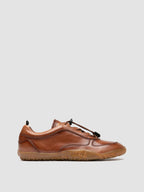GHILLE 101 - Braune Low-Top-Sneaker aus Leder