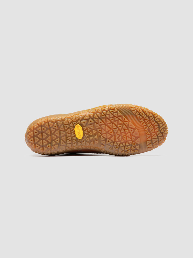 GHILLE 101 - Brown Leather Low Top Sneakers
