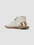ITACA 044 - White Leather Peep Toe Sandals