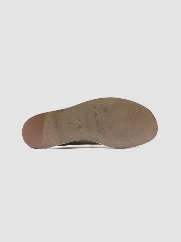 ITACA 054 - Green Leather Slide Sandals