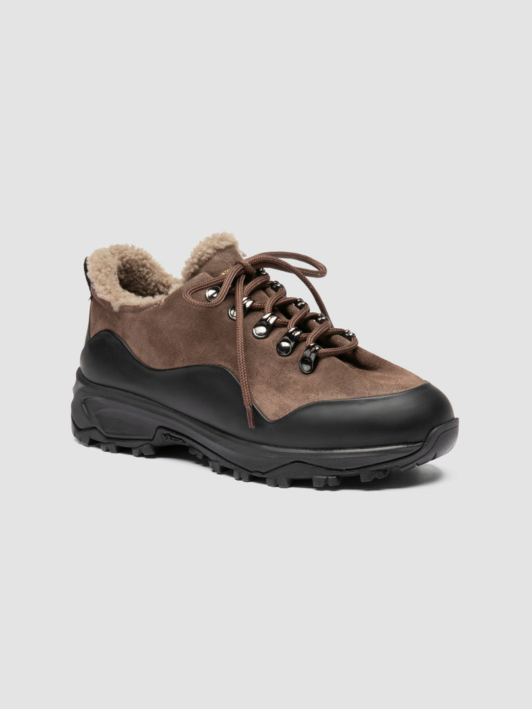 ITINERE 103 - Sneaker in Pelle Color Tortora