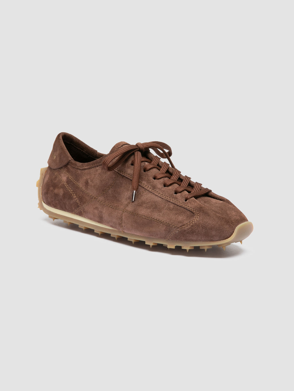 JARRED 101 - Braune Low-Top-Sneakers aus Wildleder - image 3,side view