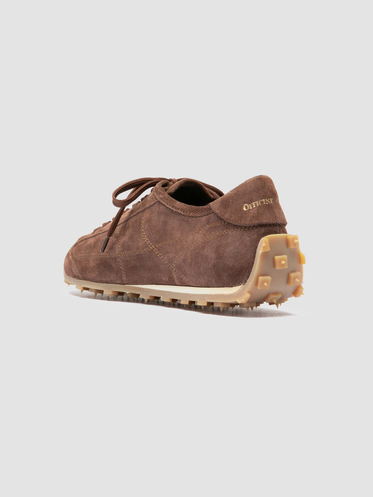 JARRED 101 - Brown Suede Low-Top Sneakers