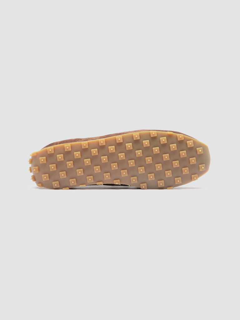JARRED 101 - Brown Suede Low-Top Sneakers