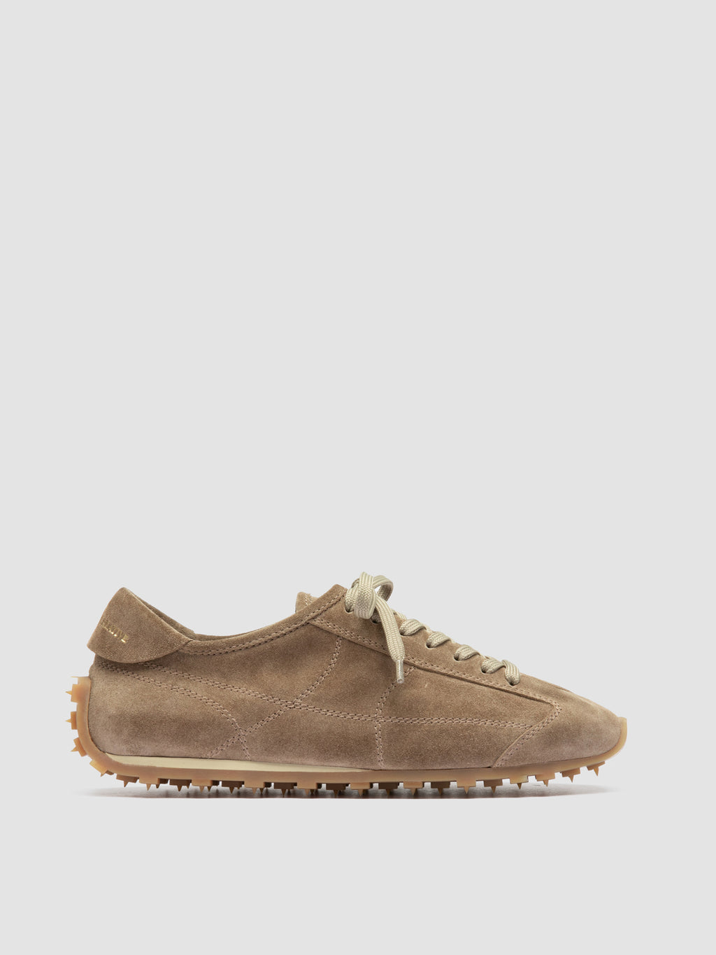 JARRED 101 - Taupe Suede Low-Top Sneakers - image 1,side view