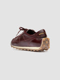 JARRED 102_W - Burgundy Leather Low Top Sneakers - thumb image 4,side view