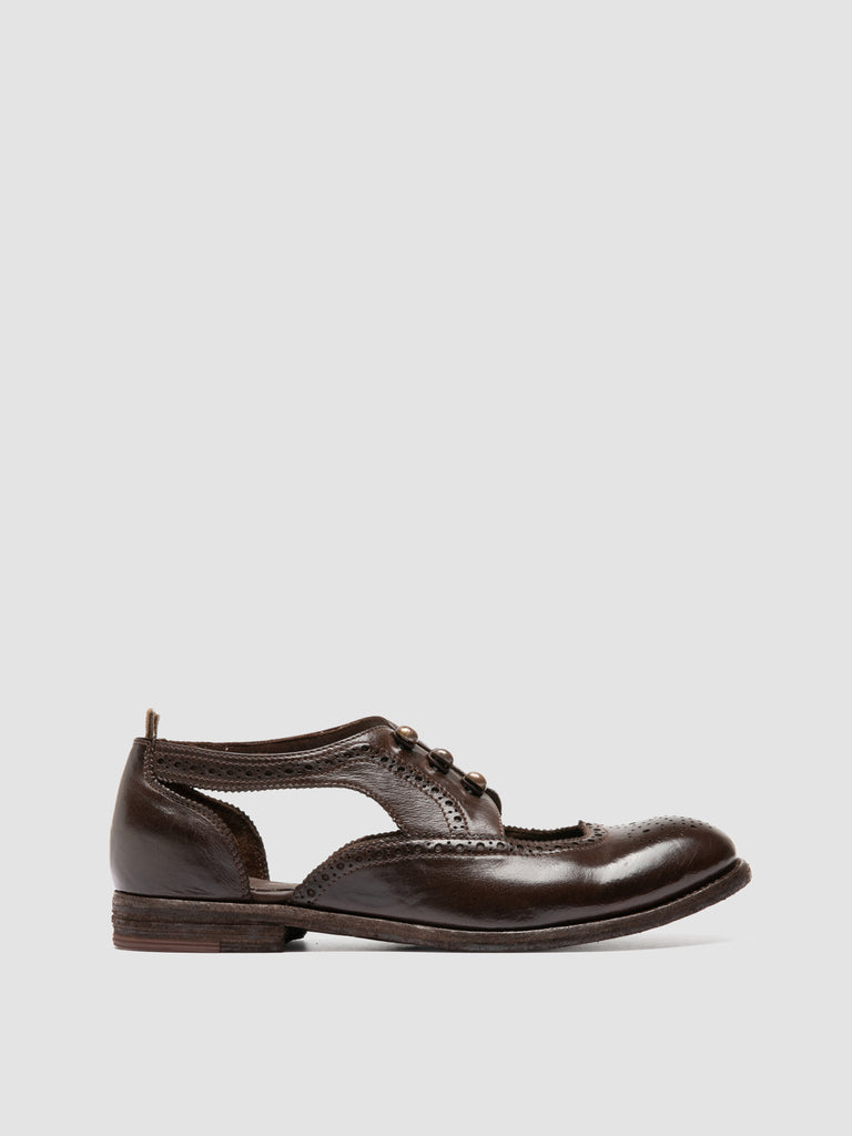 KALLIOPI 005 - Brown Leather Derby Shoes