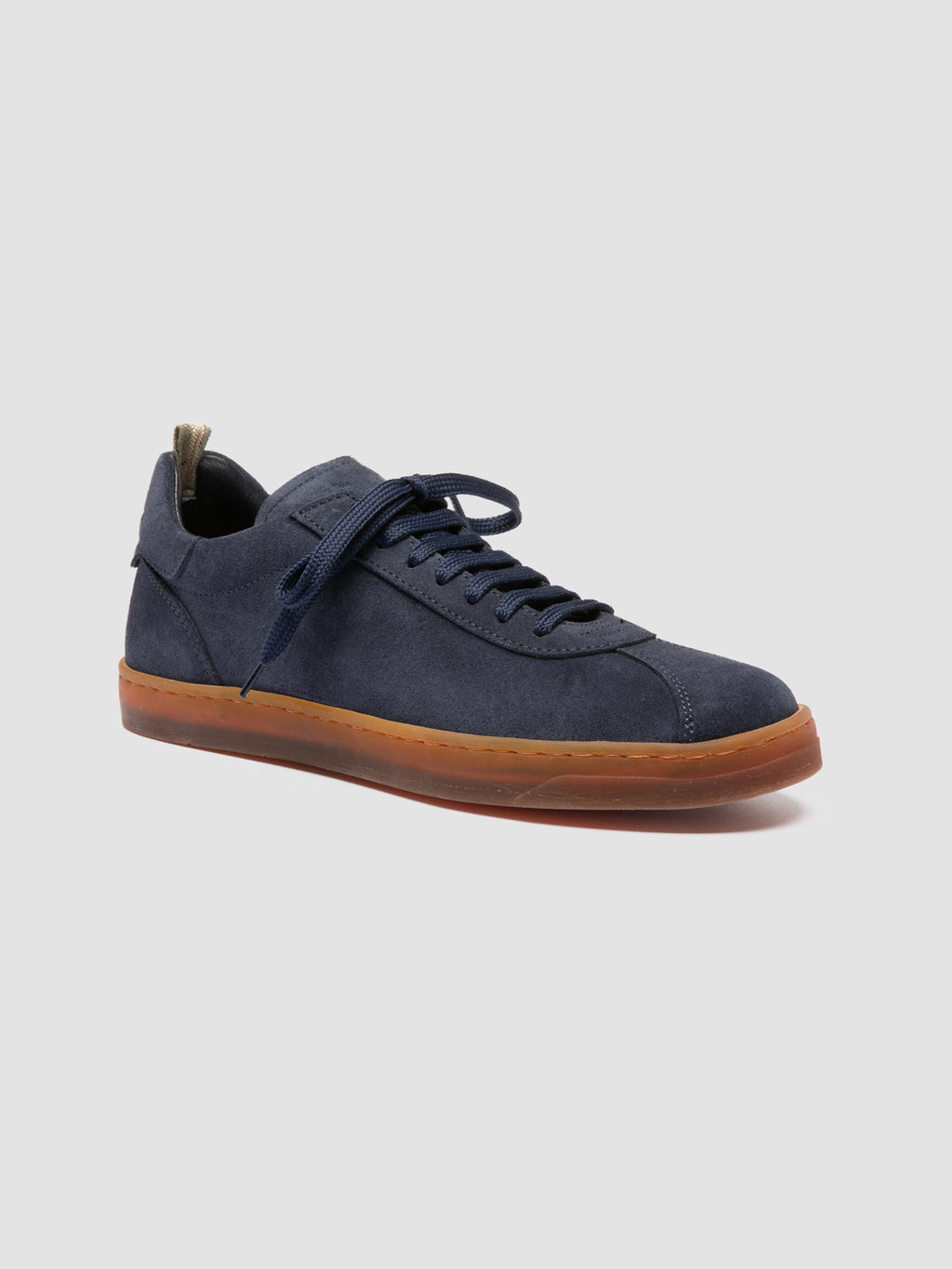 KARMA 101 - Blue Suede Low Top Sneakers - image 3,side view