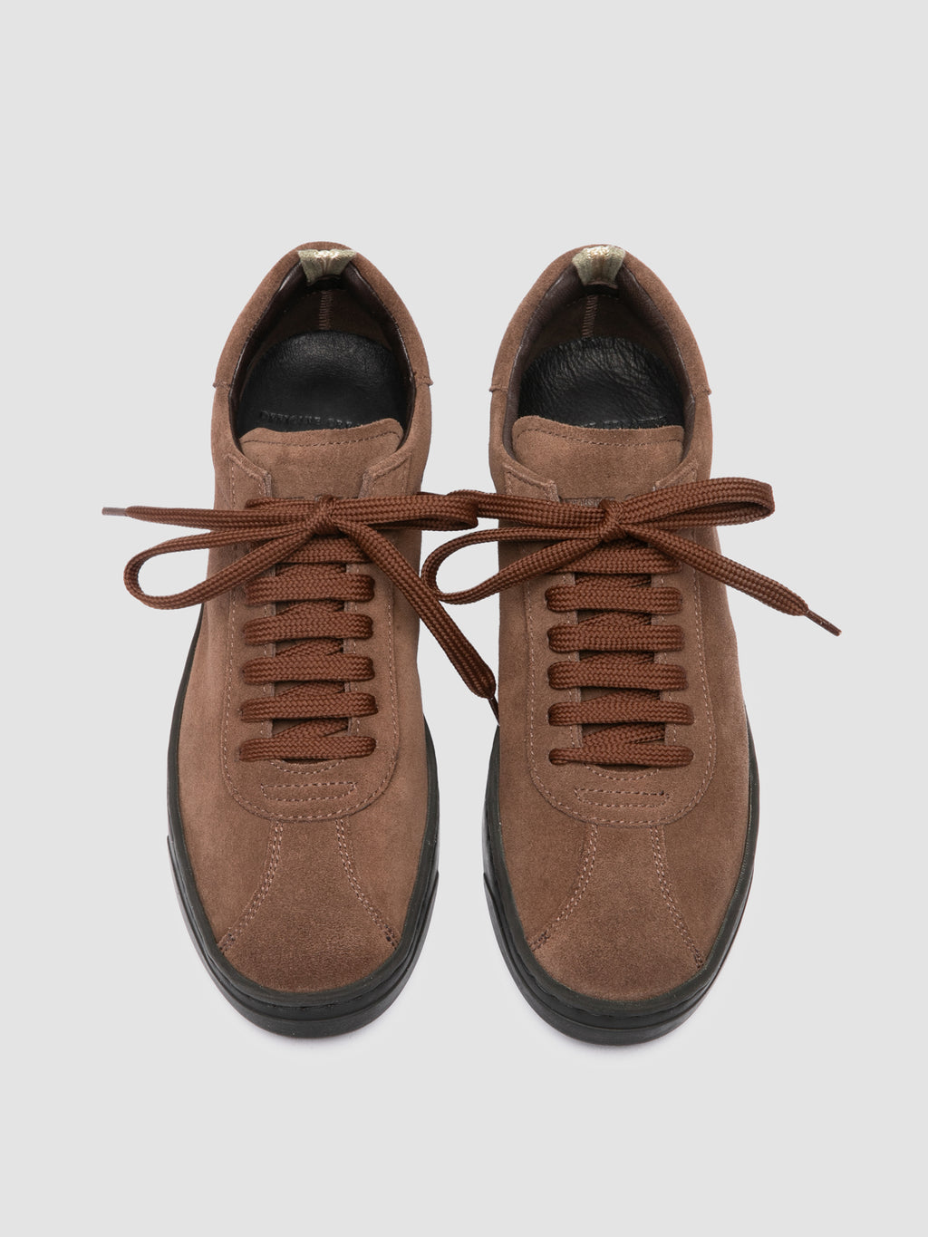 KARMA 101 - Brown Suede Low Top Sneakers - image 2,side view