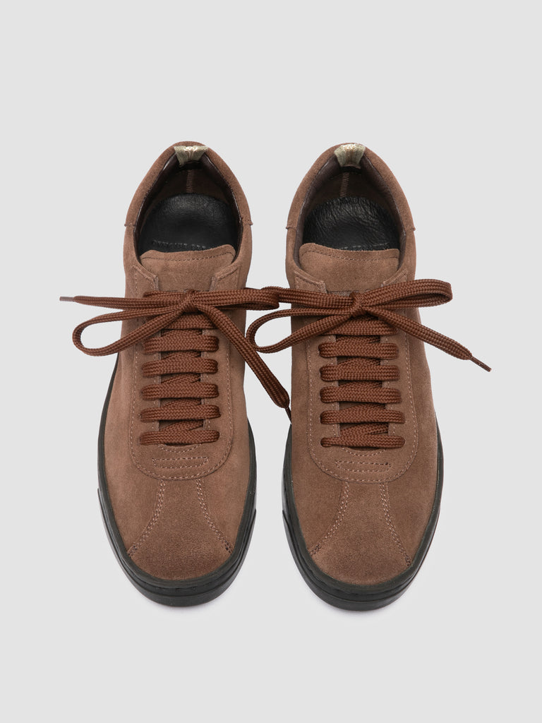 KARMA 101 - Brown Suede Low Top Sneakers