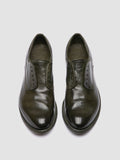 LEXIKON 012 - Green Leather Derby Shoes - thumb image 2,side view