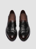 LEXIKON 140 - Black Leather Penny Loafers - thumb image 2,side view