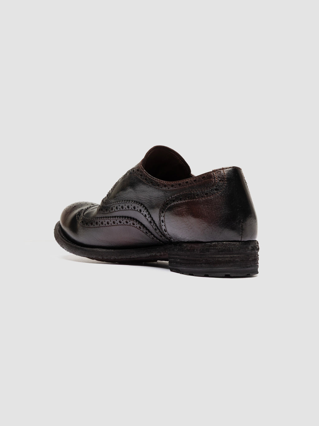 LEXIKON 155 - Schwarze Oxford-Schuhe aus Leder - image 4,side view