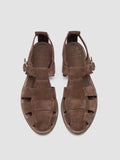 LEXIKON 536 - Brown Suede Sandals - thumb image 2,side view