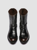 LISON 069 - Schwarze Stiefel aus Leder mit Reißverschluss - thumb image 2,side view