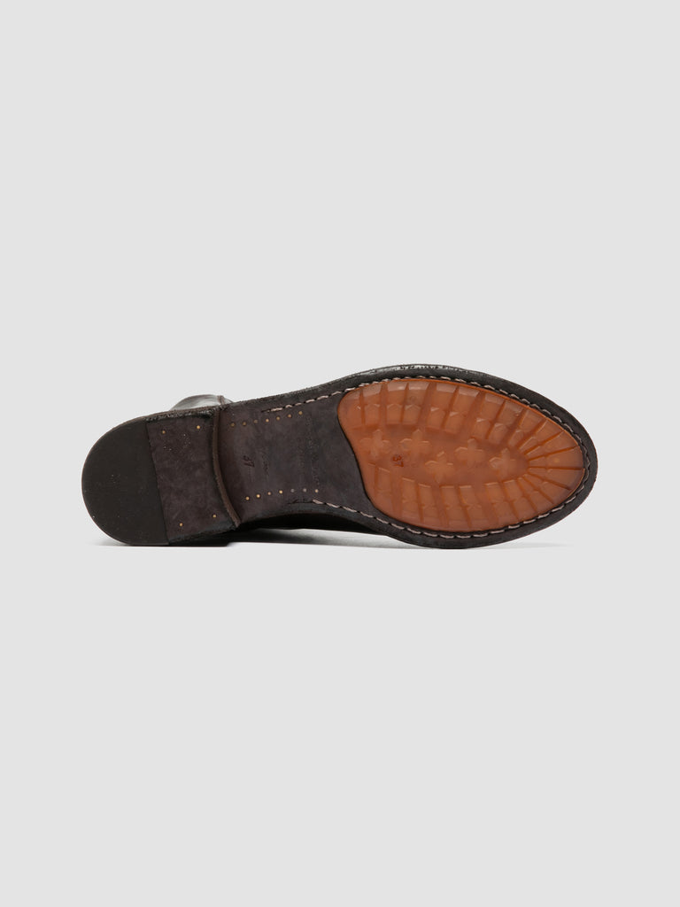LISON 069 - Brown Leather Zip Boots