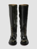 LISON 070 - Brown Leather Zip Boots - thumb image 2,side view