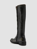 LISON 070 - Brown Leather Zip Boots - thumb image 4,side view