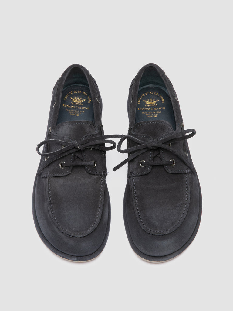 LOVE 101 - Blue Suede Boat Shoes
