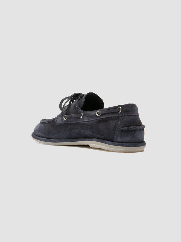 LOVE 101 - Blue Suede Boat Shoes