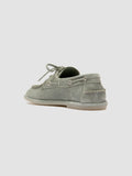 LOVE 101 - Green Suede Boat Shoes - thumb image 4,side view