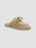LOVE 106 - Beige Suede Mule Sandals - thumb image 3,side view