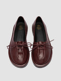 MARJORY 104 - Ballerine in Pelle Bordeaux - thumb image 2,side view