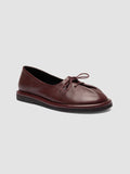 MARJORY 104 - Ballerine in Pelle Bordeaux - thumb image 3,side view