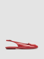 MEREDITH 001 - Sandali Slingback in Pelle Rossa