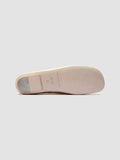 MEREDITH 003 - Ivory Leather Ballerina Shoes - thumb image 5,side view