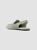 MIENNE 116 - Green Suede Slingback Sandals - thumb image 4,side view