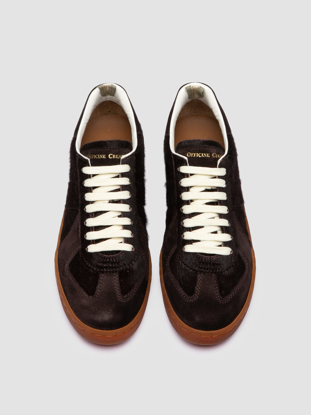 MILITIA 101 - Burgundy Leather Sneakers - image 2,side view