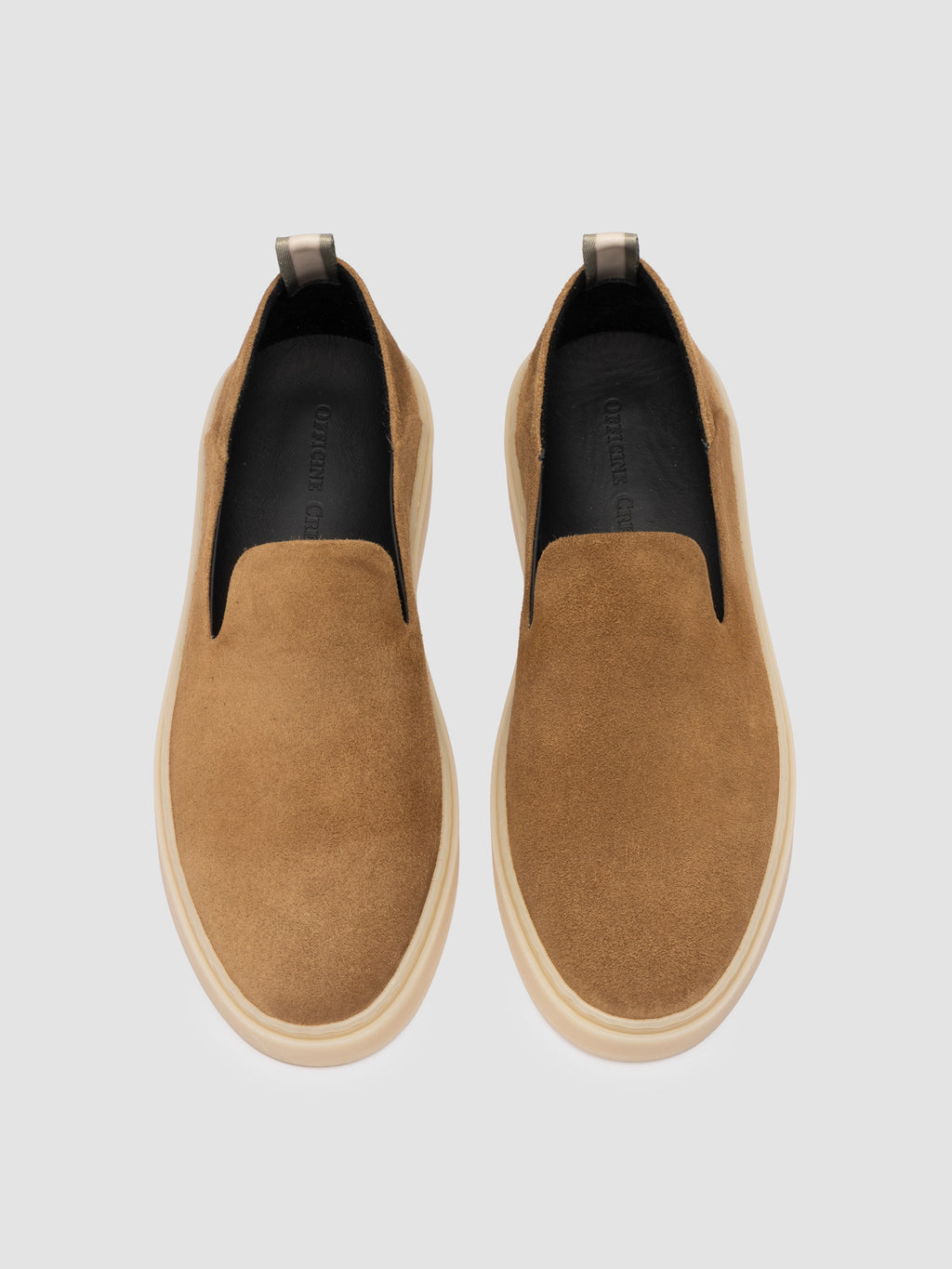 MUSKRAT 107 - Sneaker in Pelle Scamosciata Beige - image 2,side view