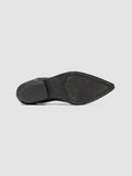 NOELIE DD 111 - Black Leather Penny Loafers - thumb image 5,side view