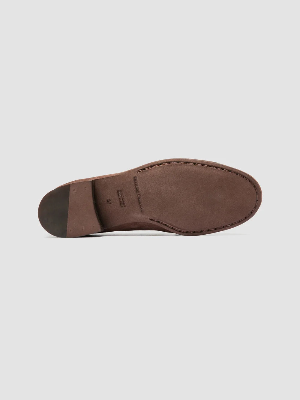 OLIVER 102 - Brown Suede Ballerina Shoes - image 5,side view