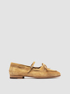 OLIVER 104 - Camel Suede Ballerina Shoes