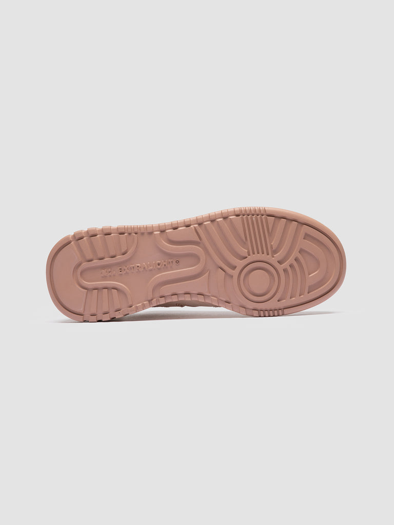 ROCKVILLE 102 - Beige Leather Low Top Sneakers