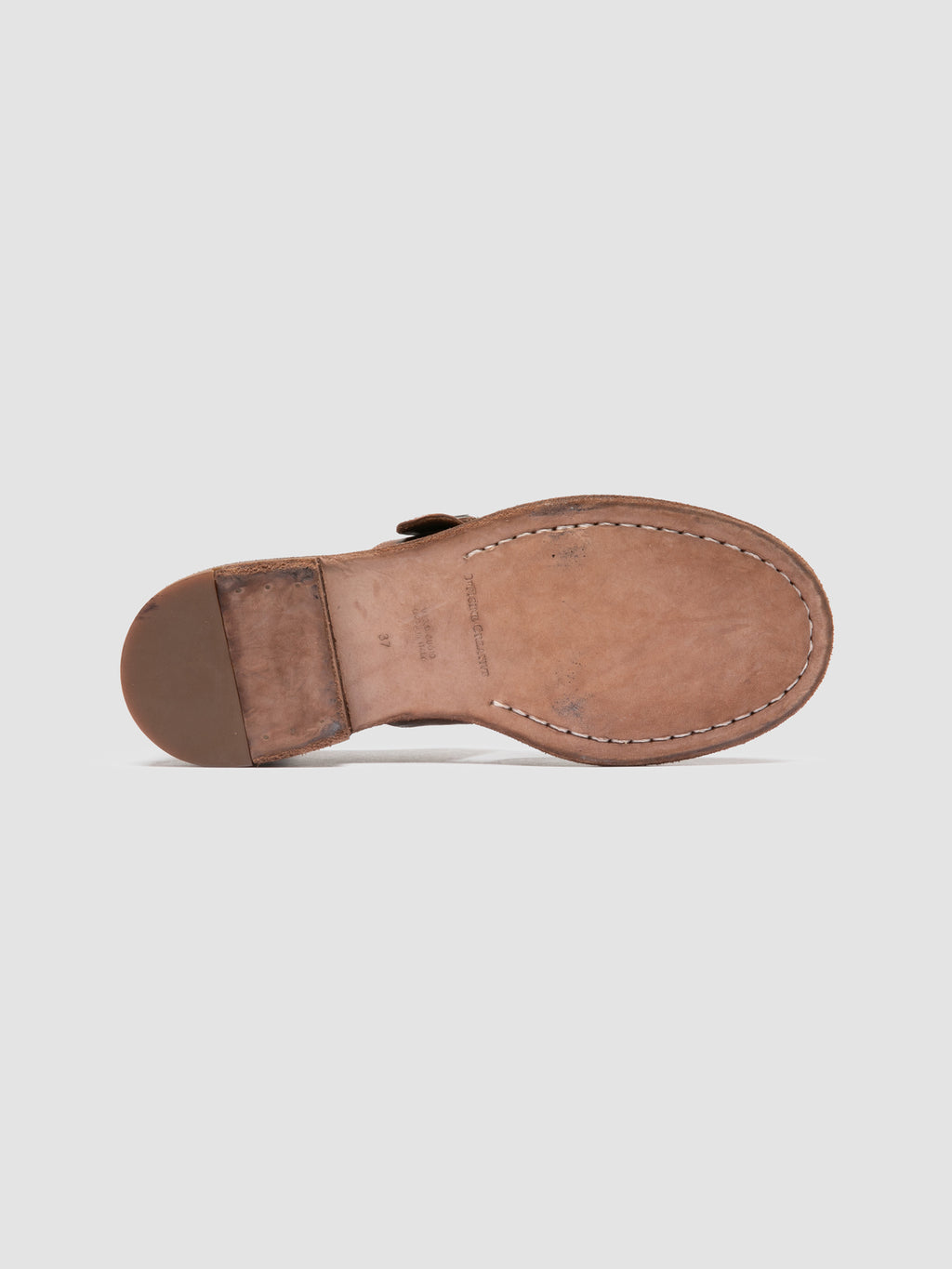RUGGED 119 - Brown Leather Monk shoes - image 5,side view