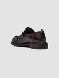 RUGGED 123_W - Burgundy Leather Penny Loafers - thumb image 4,side view