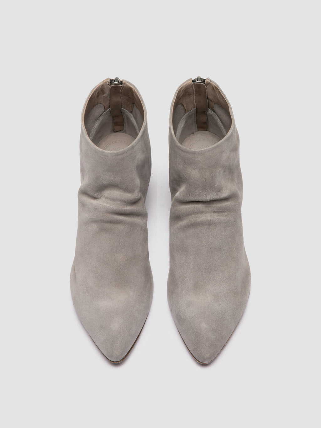SALLY 001 - Grey Suede Booties