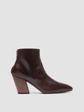 SEVRE 003 - Burgundy Leather Booties