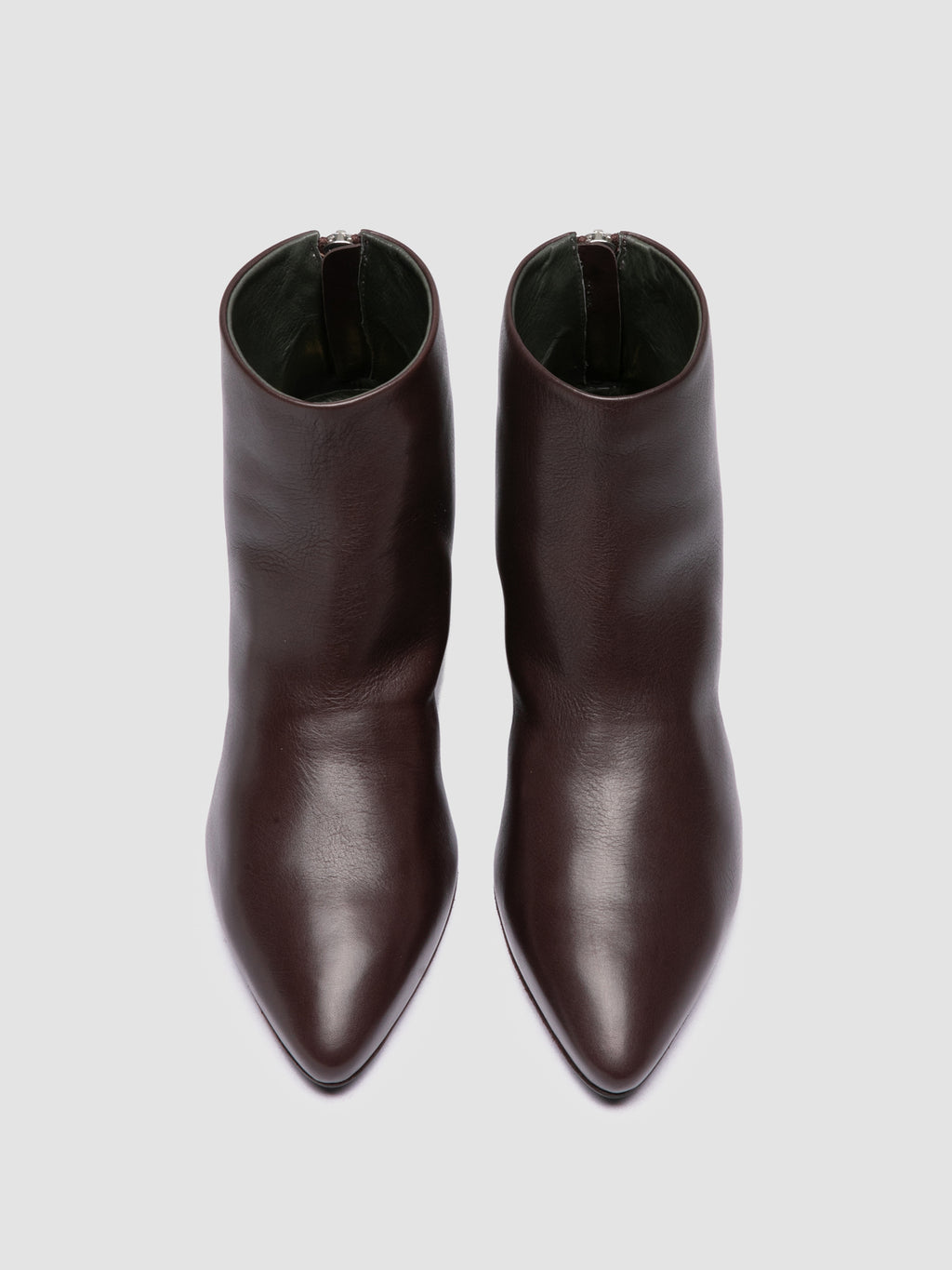 SEVRE 003 - Burgundy Leather Booties