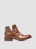 SHANTEL 003 - Braune Lederstiefel mit Reißverschluss - thumb image 1,side view