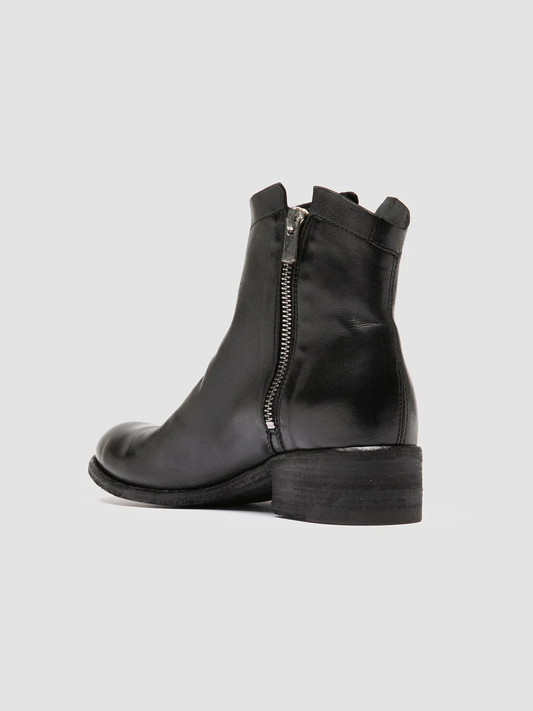 Womens Ivory Leather Zipped Boots: SHANTEL 003 Officine Creative - 4