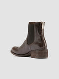 SHANTEL 006 - Brown Leather Zipped Boots - thumb image 4,side view